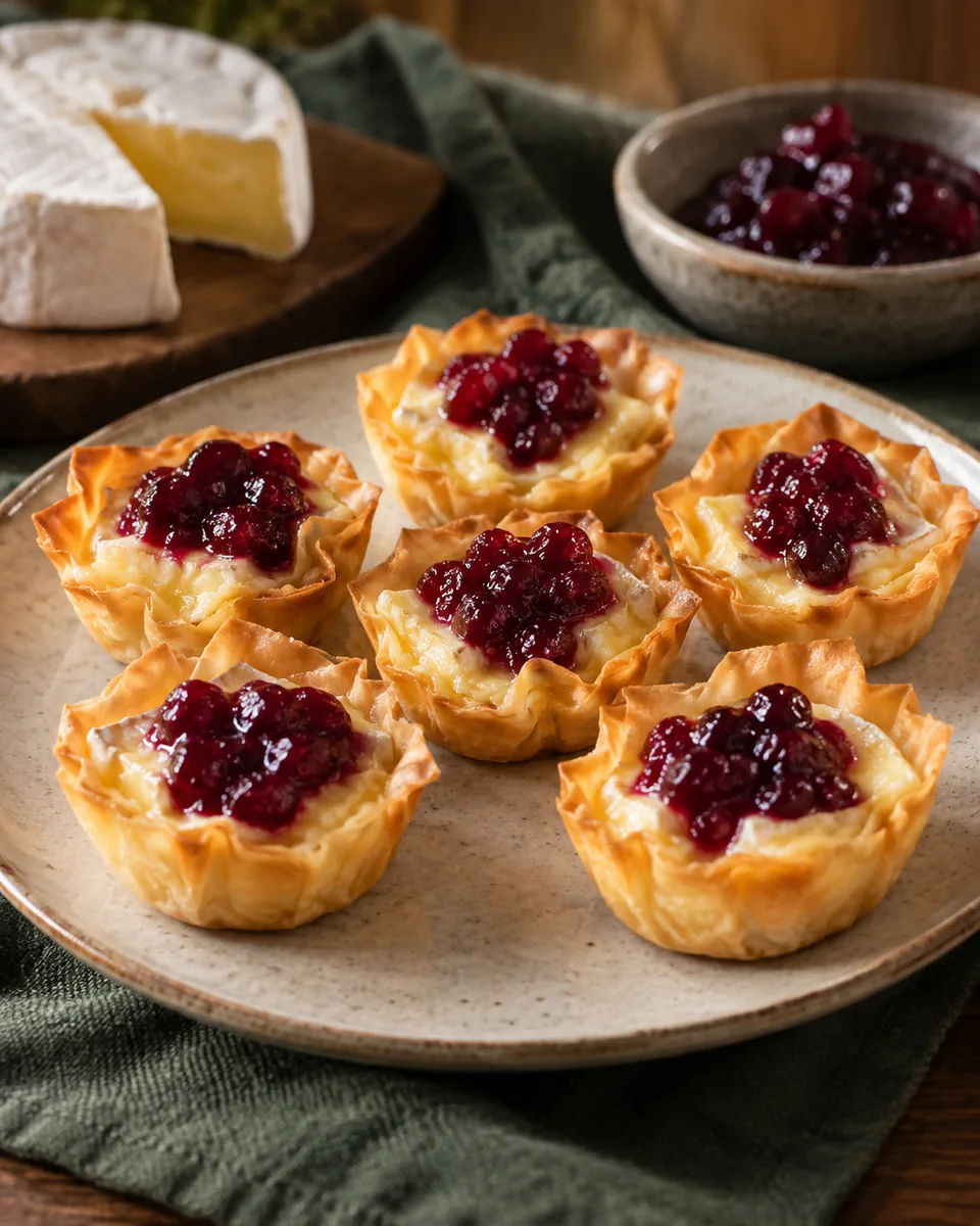 Cranberry-Camembert-Häppchen