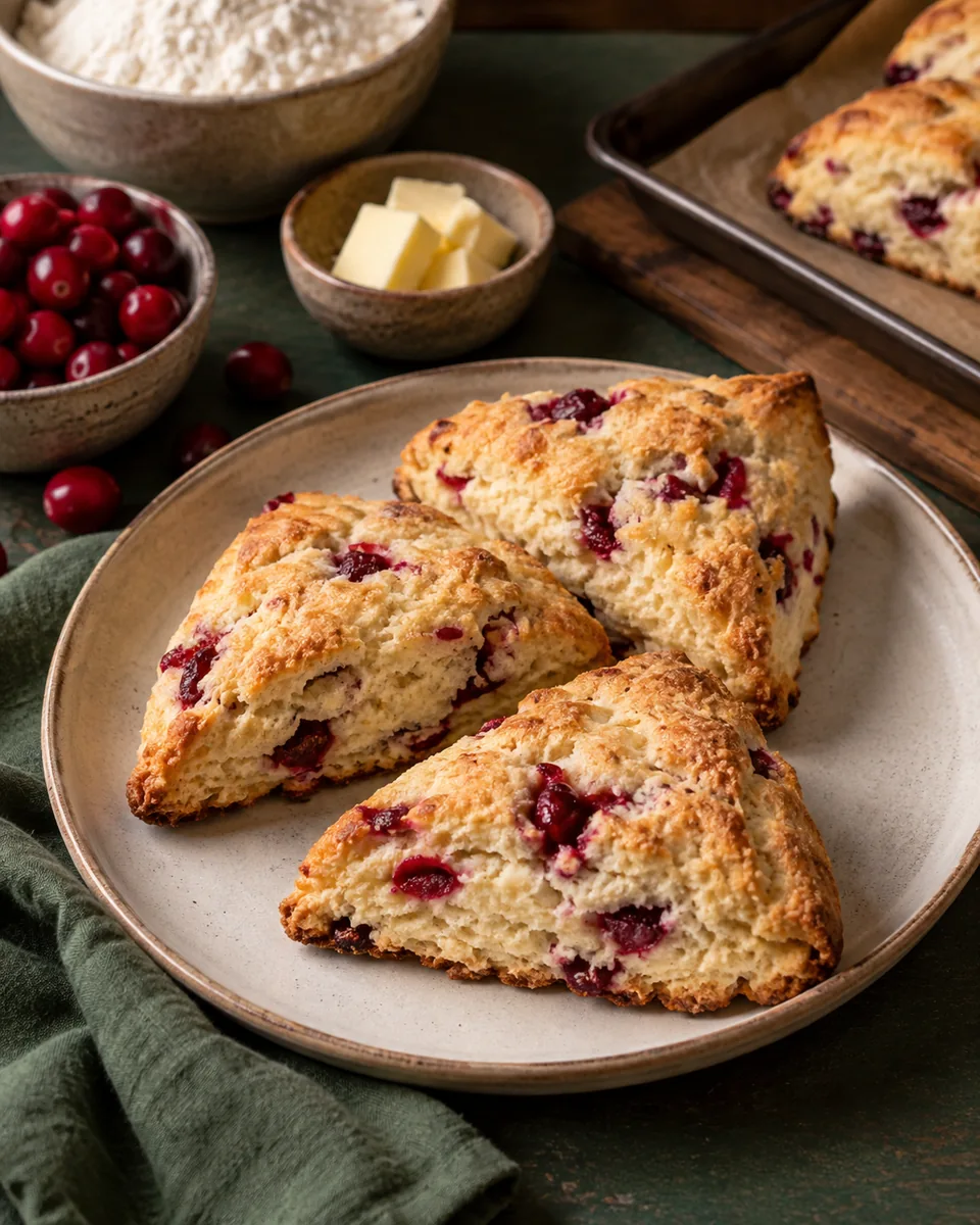 Cranberry-Orangen-Scones