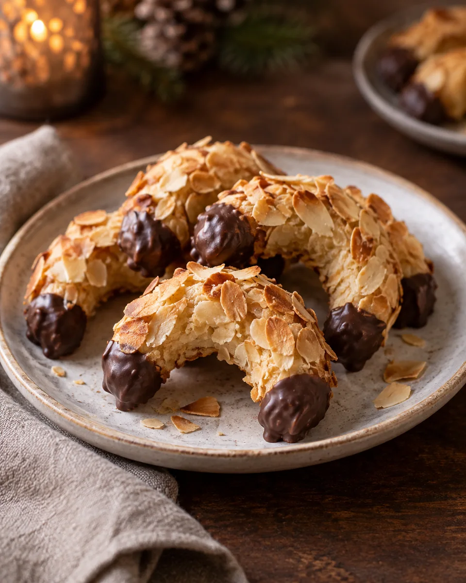 Marzipan-Mandelhörnchen