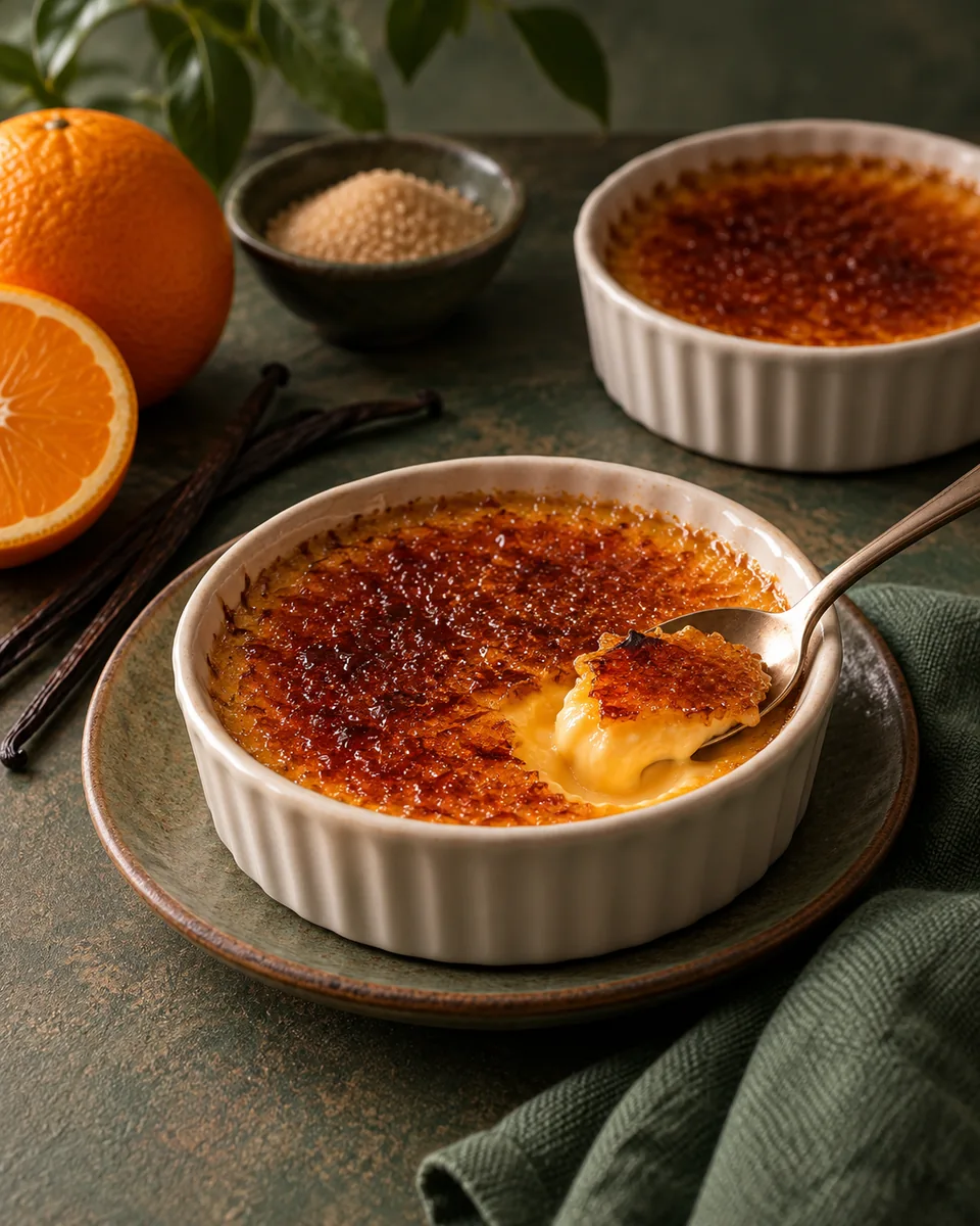 Orangen-Crème-brûlée