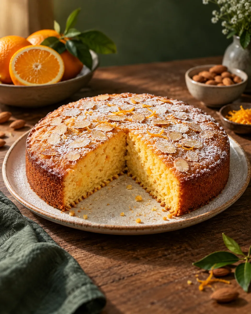 Orangen-Mandelkuchen ohne Mehl