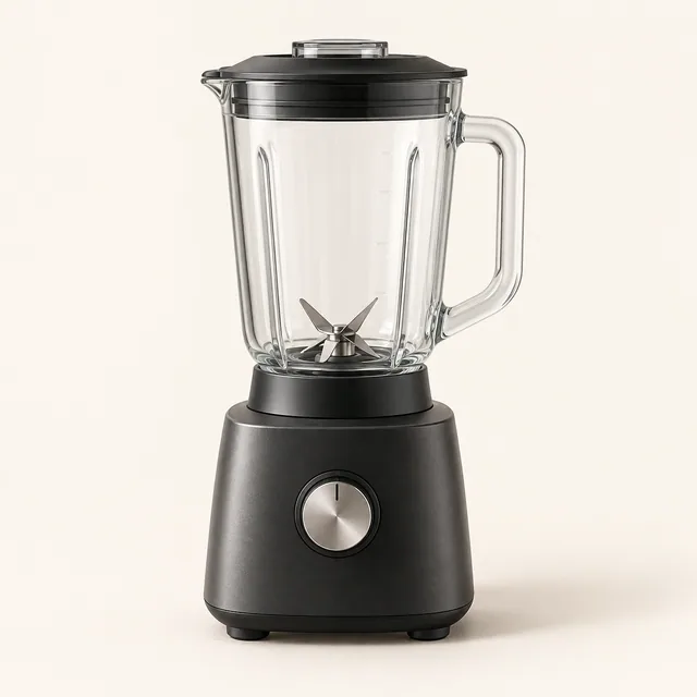 Eigene Illustration: Standmixer mit großem transparentem Mixkrug