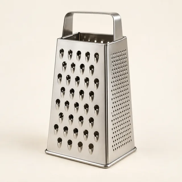 Eigene Illustration: Freistehende Vierkantreibe aus Edelstahl mit Metallgriff