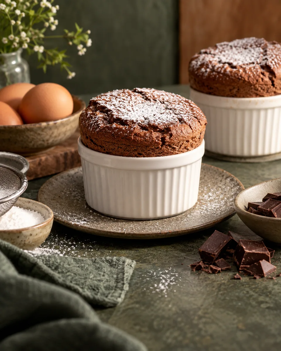 Warme Schoko-Soufflés