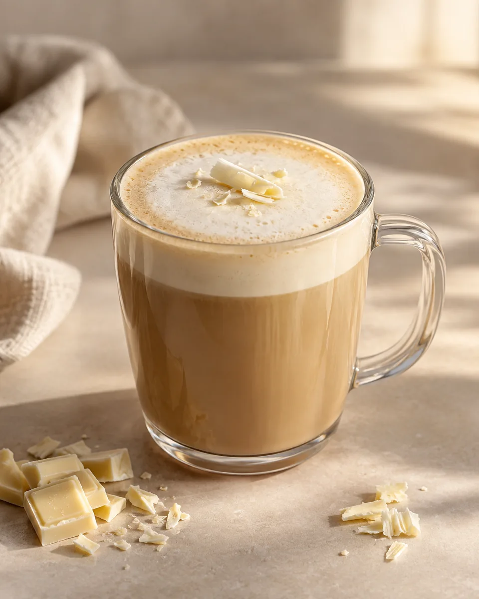 White Chocolate Mocha frisch angerichtet nach dem Rezept